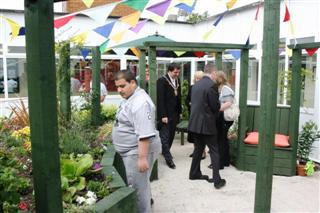 Students in Garden